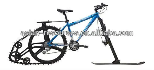 Лыжи велосипед комплекты ktrack лыжи трек колеса преобразование велосипед, чтобы Снег велосипед