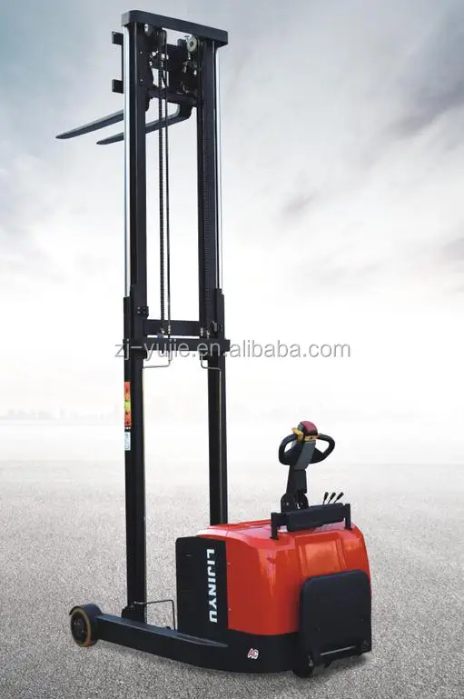 mast extendable electric forklift price with excellent performance electric pallet stacker hydraulic stacker reach stacker price