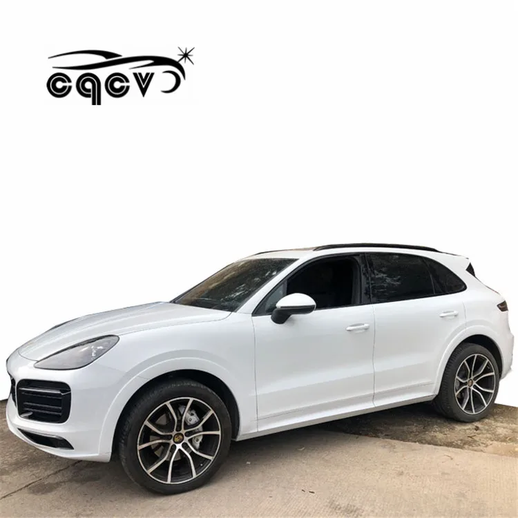 Beautiful 2018 plastic material wide body kit for Porsche Cayenne in  SD style front bumper rear bumepr fender side skirts