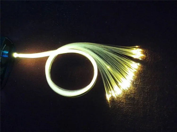 0.25-3.0mm side and end glow fiber optic cable, the material of fiber optic light with high quality