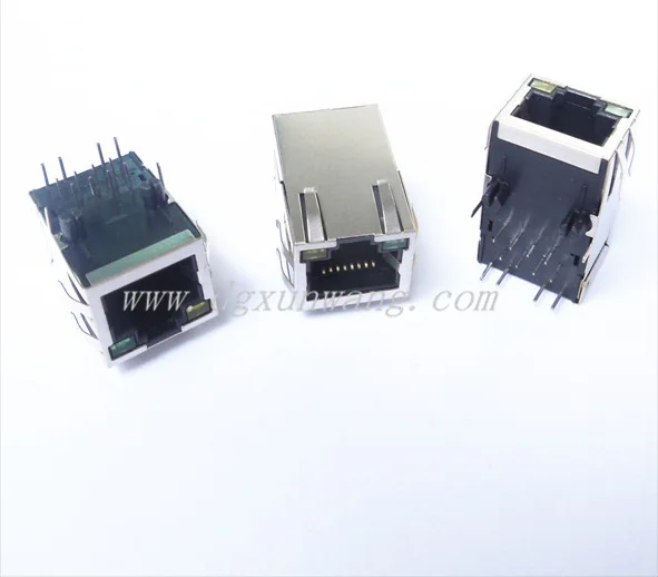 RJ45 магнитный разъем с трансформатором 10/100/1000 Base-T