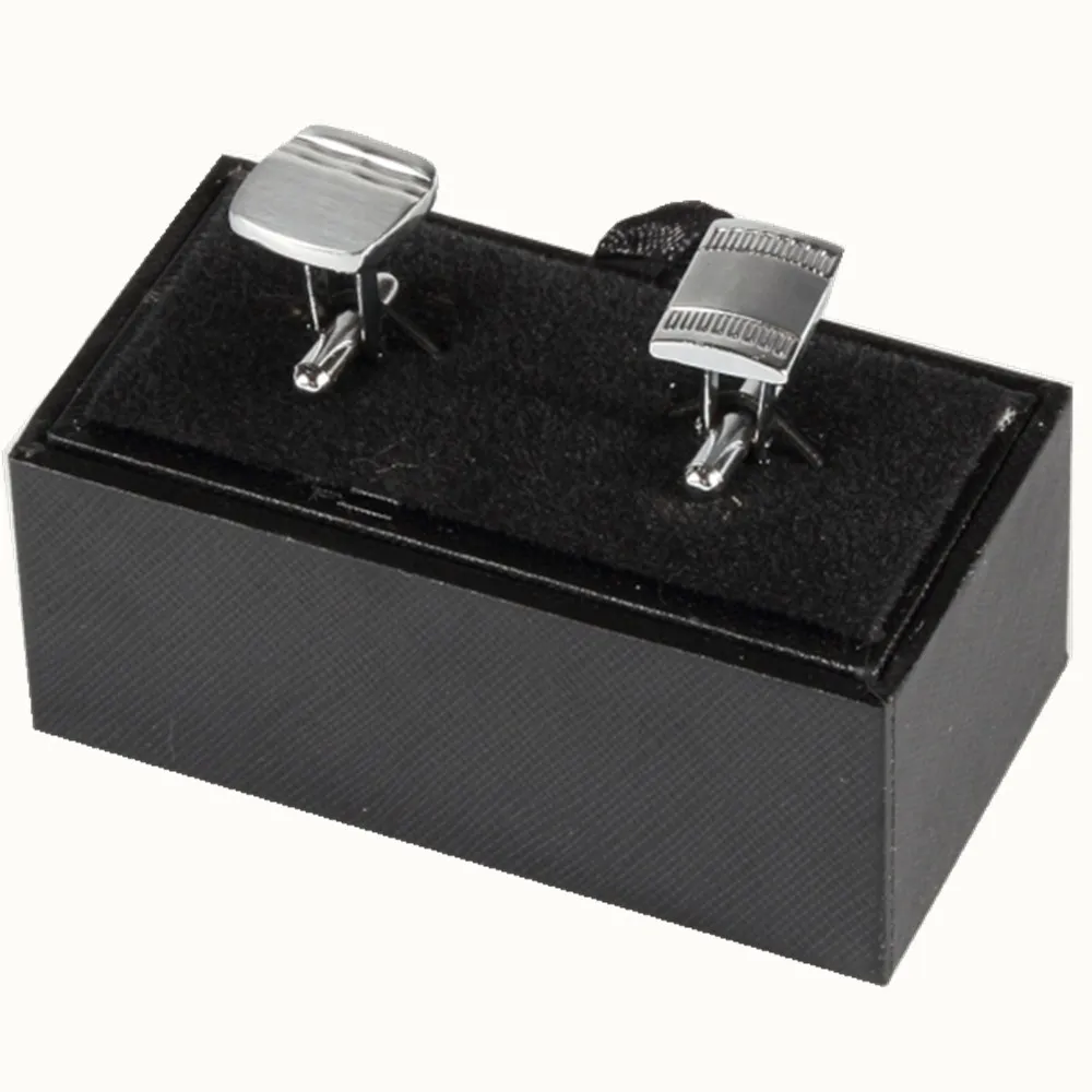 Wholesale fast Delivery Cheap Plastic Tie Clip Cufflink Display Storage Packaging Box Organizer