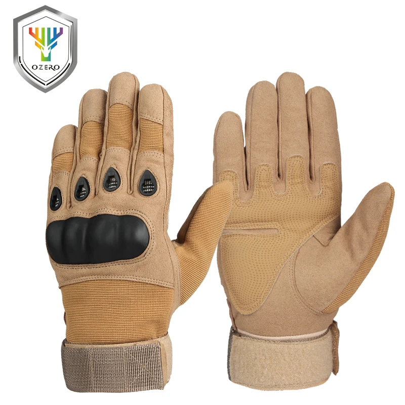 
OZERO WO-9023 Motorcycle mittens Super Fiber Reinforced Leather Motocross Motorbike mittens for Men 