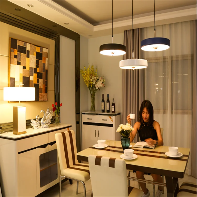 Современная Подвесная лампа, 3 цвета