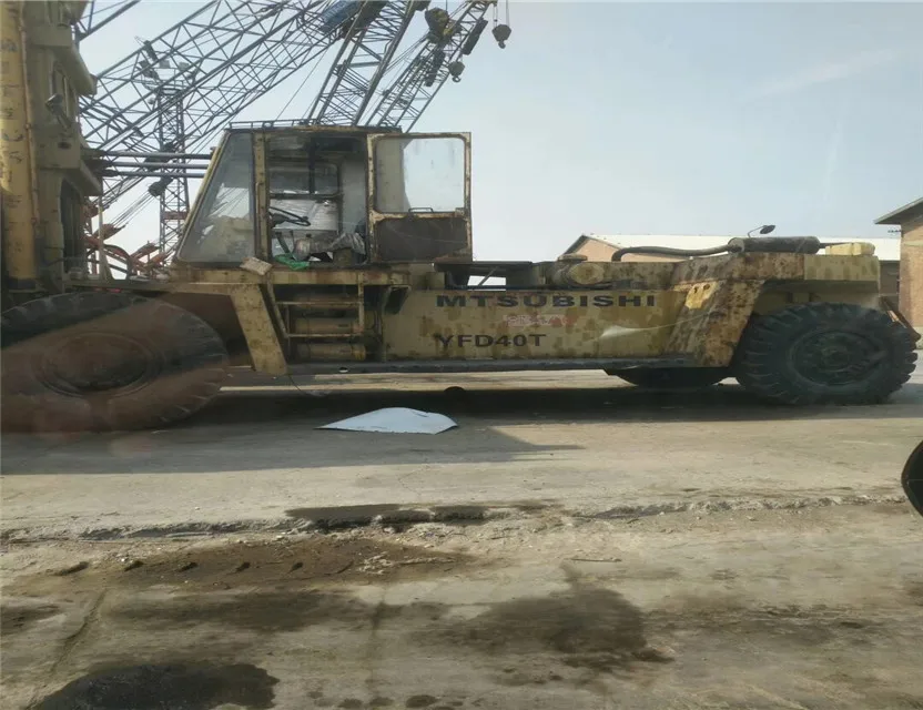 Used japan Mitsubishi manual pallet truck forklift FD400 / 40 ton original Japan diesel forklift with low price for sale