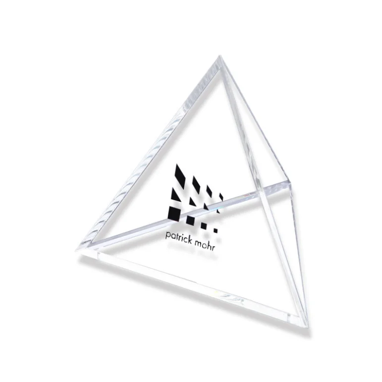 Customized acrylic crystal home aquarium christmas ornament crafts accessory