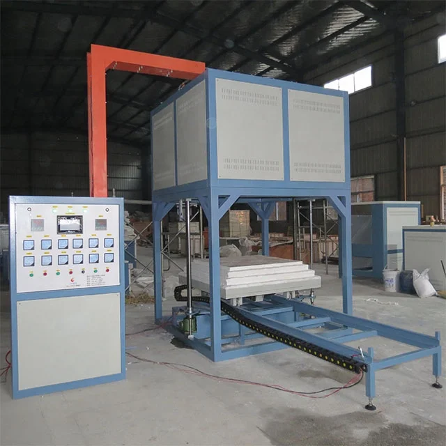 
20181210 Electric large size heat treatment Bogie Hearth Car Bottom Furnaces 