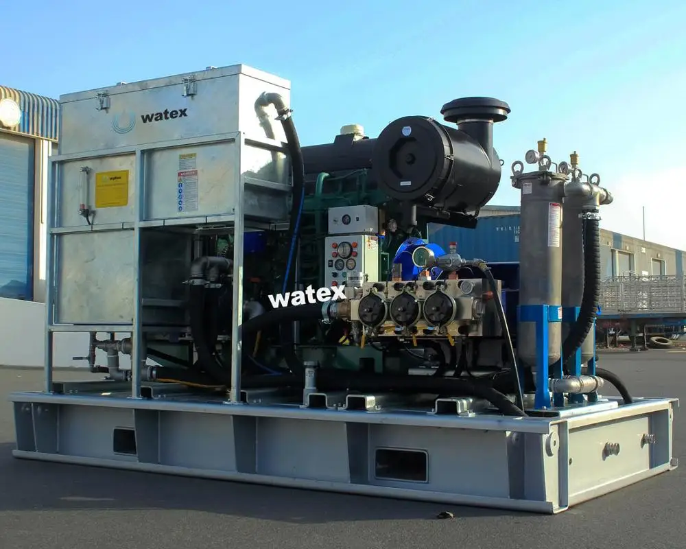 Ultra High Pressure Pump Unit Hgih Pressure Water Jet Cleaning Machine water jetting blasting rust paint tube pipe removing jet