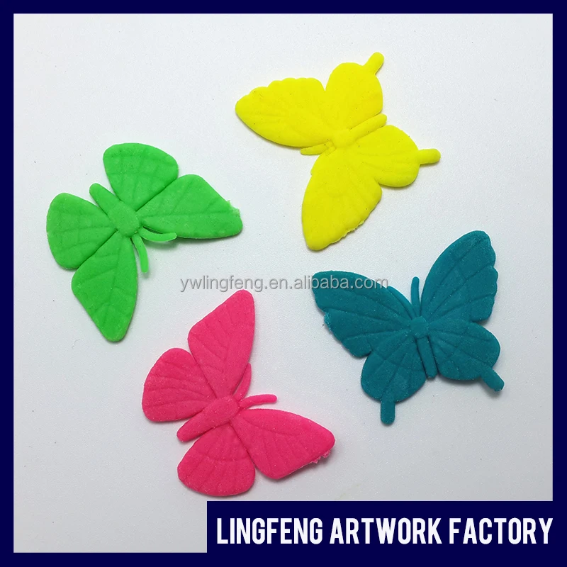 LF-154-20 linkfun 20 pcs/card eva children toys wholesale butterfly shape 2016 grow expand water toys