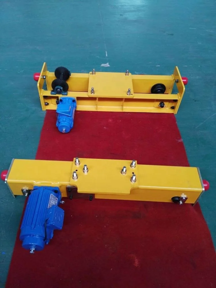 bridge crane Parts 5 ton overhead Crane end beam with running 2 ton end carriage of crane