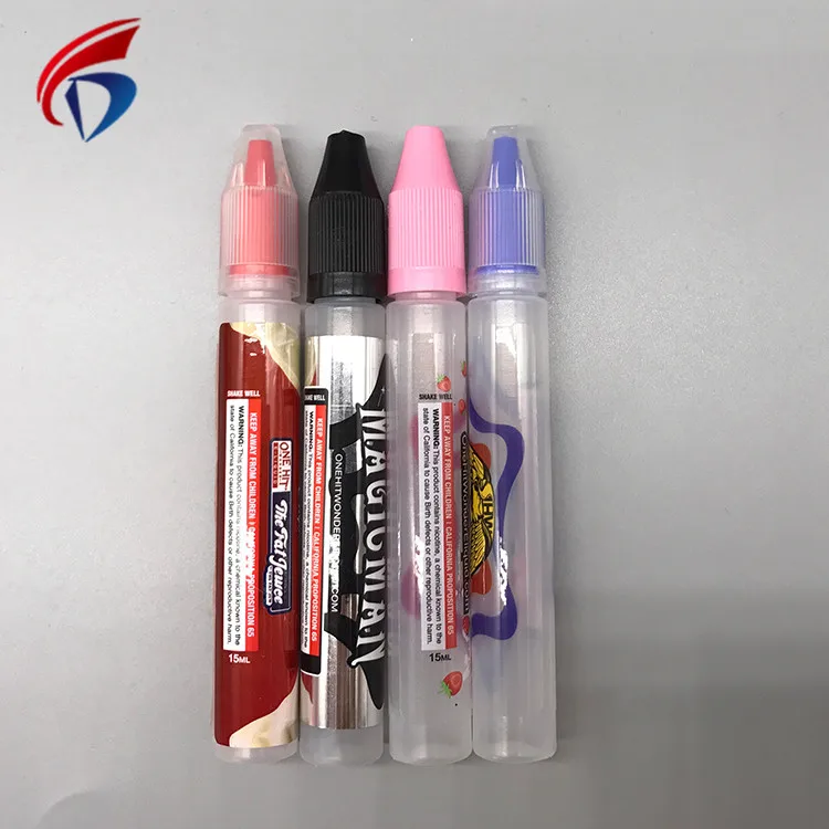 Надежно Китай Поставщик Мини-10 мл черный пластик pe капельницы бутылки для электронной сигареты