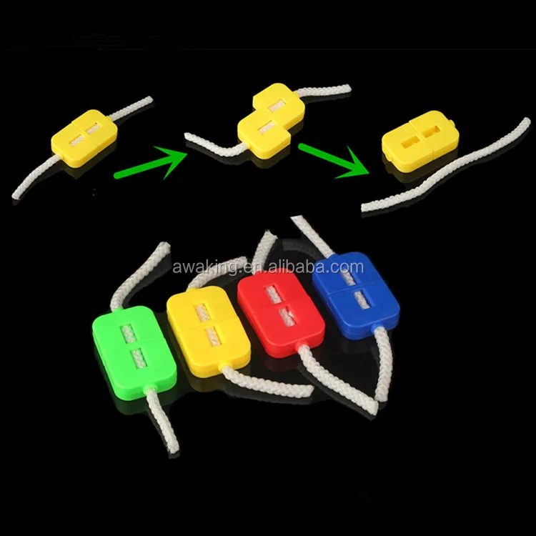 Mini colorful zig zag magic rope toys