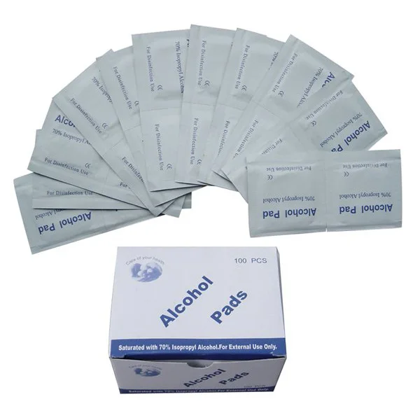 
70% isopropyl alcohol swab 