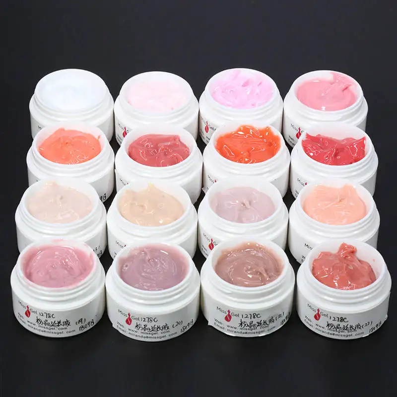 Professional salon quality for thick pink camfulage gel color gel