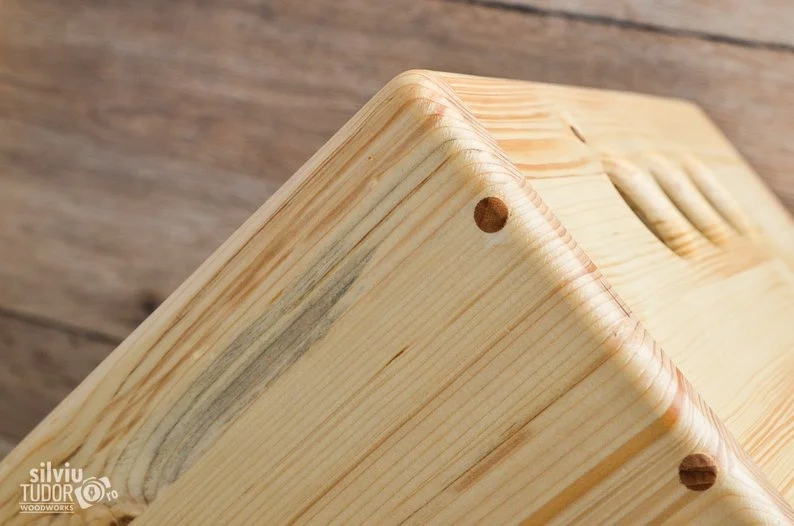 
YG Craft Decorative Vinyl Record Crate / Wooden Storage Crate for LP record 