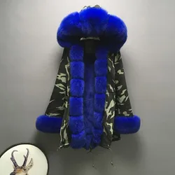 Hot New Products parka real fur of High Quality