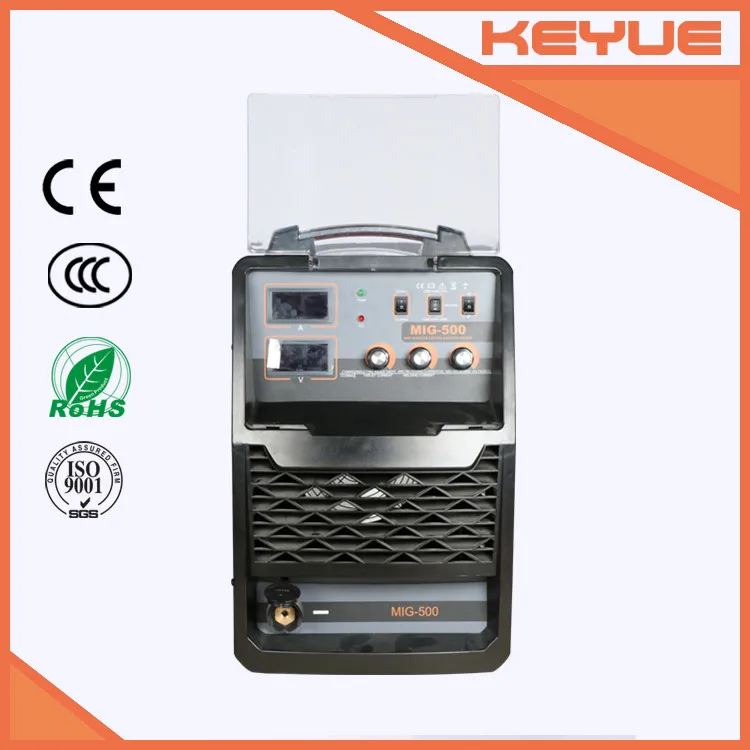 3phase 380V 500A 15KGS feeder CE approved industrial heavy duty 3days delivery SMAW/GMAW/CO2 IGBT DC inverter welder MIG-500