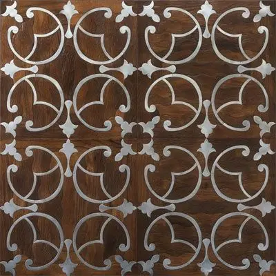 Waterproof Walnut Solid Wood Flooring Parquet with Steel