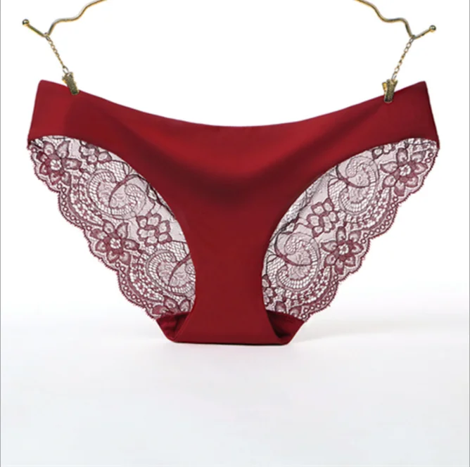 
Low price wholesale New Design Lady Seamless Lace Underwear Panties 