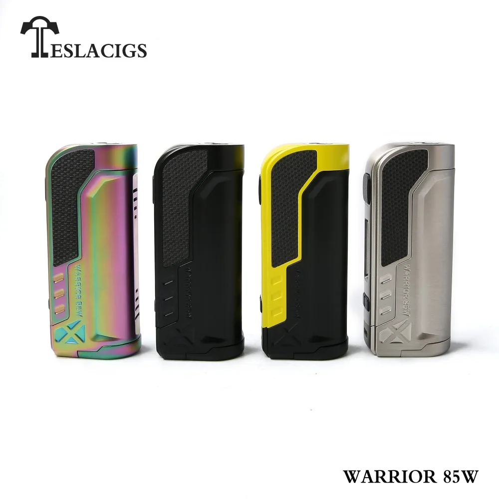 Zinc alloy Tesla Warrior 85W box mod By Teslacigs factory for shipping free with good price