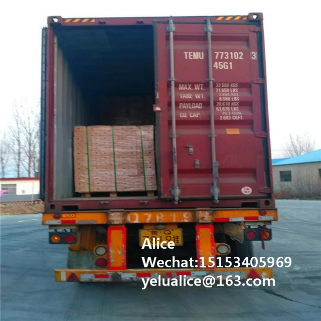 Wooden pallet foot export to korea compressed chip block