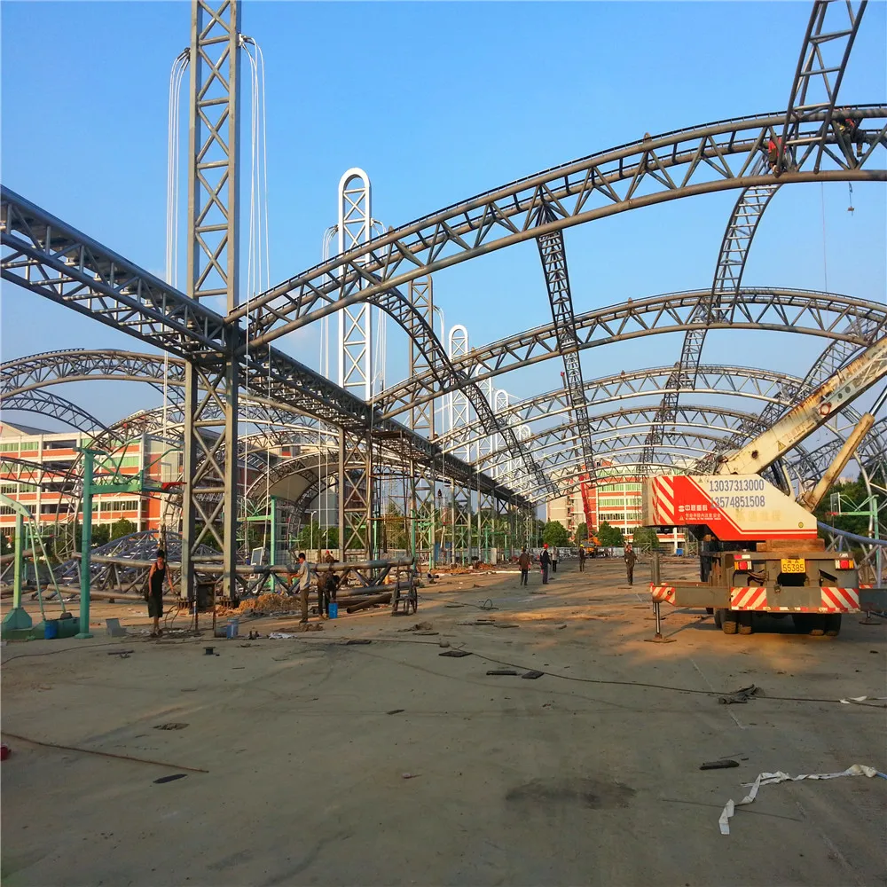 
Steel structure truss systems PVDF tensile Membrane Structure Roof Design 