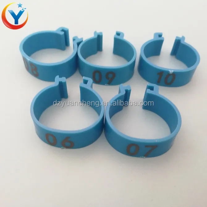 very cheap price chicken leg rings chicken foot ring stickers