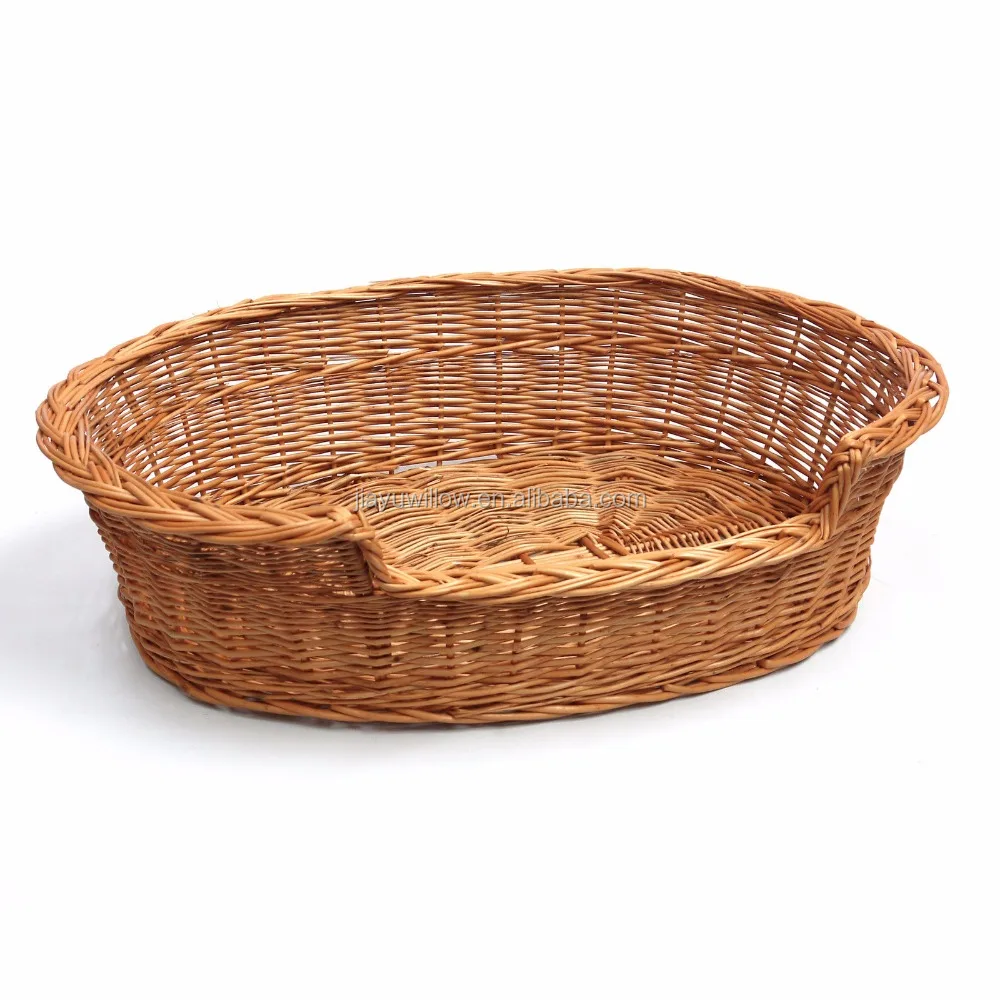 Плетеная корзина для кошек и собак среднего большого размера без химикатов