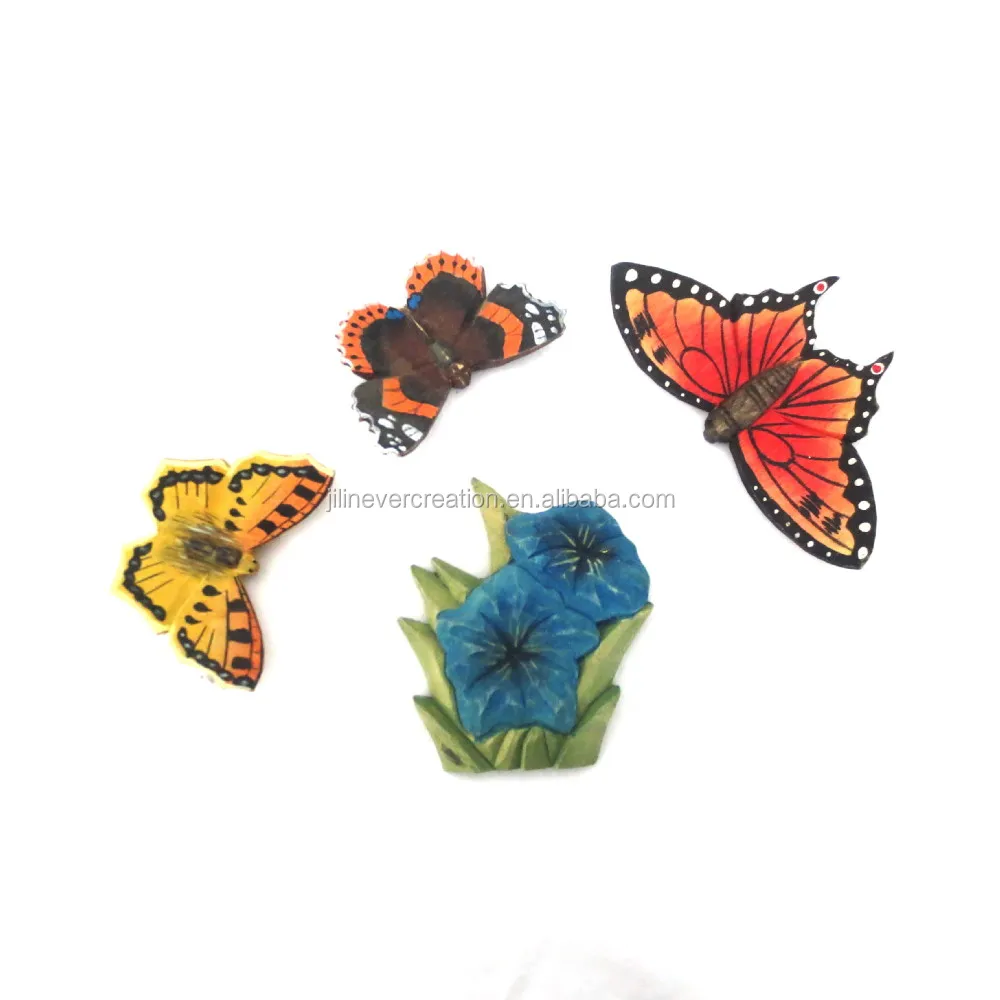 best selling wood caving crafts wooden animal rooster magnet custom fridge magnet