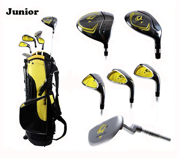 Kid Golf Club Set Right Handed with 7 Pcs and a Bag JUNIOR