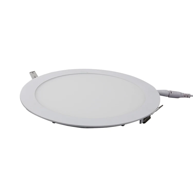 
Slim aluminum housing 24W led panel light round 