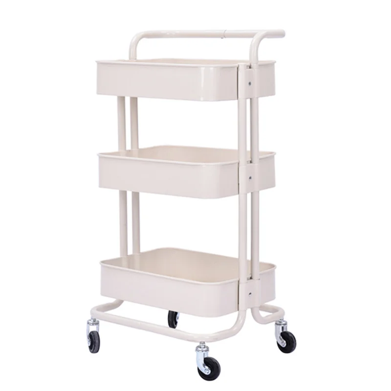 Hot Sale Professional Salon Cart Beauty Spa Facial Trolley Hair Salon Rolling Cart Salon furniture Pedicure Universal Wheel Cart