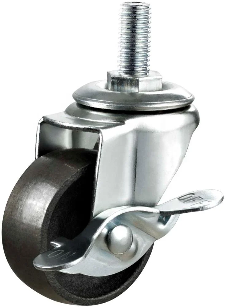 2 inch Cast Iron Metal Wheel Heavy Duty Swivel locking Caster Wheel for carts