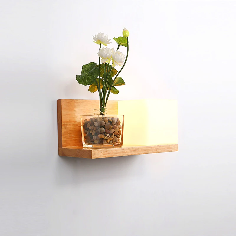 
led stair wooden wall lighting indoor lighting wall lamps nordic wall lamps 