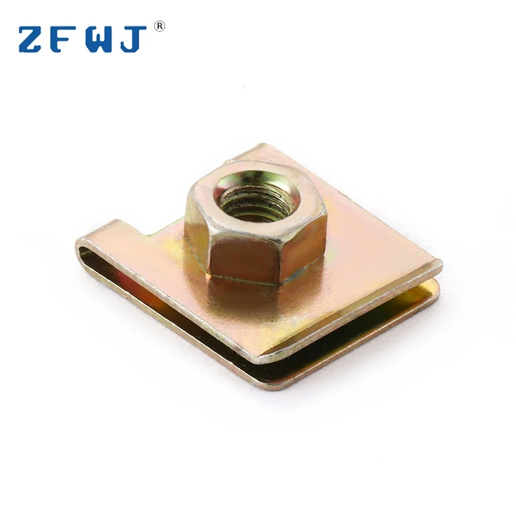 China wholesale 65Mn galvanized u shaped steel clamping clip nut