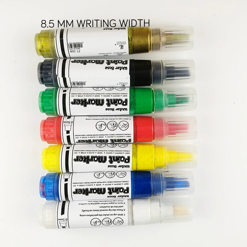 Flysea Hot 8.5 Chisel Tip Sneaker Sole Dirt Shields 28 Colours Acrylic Art Painting Marker Set White Sneaker Midsol Pen Sneaker