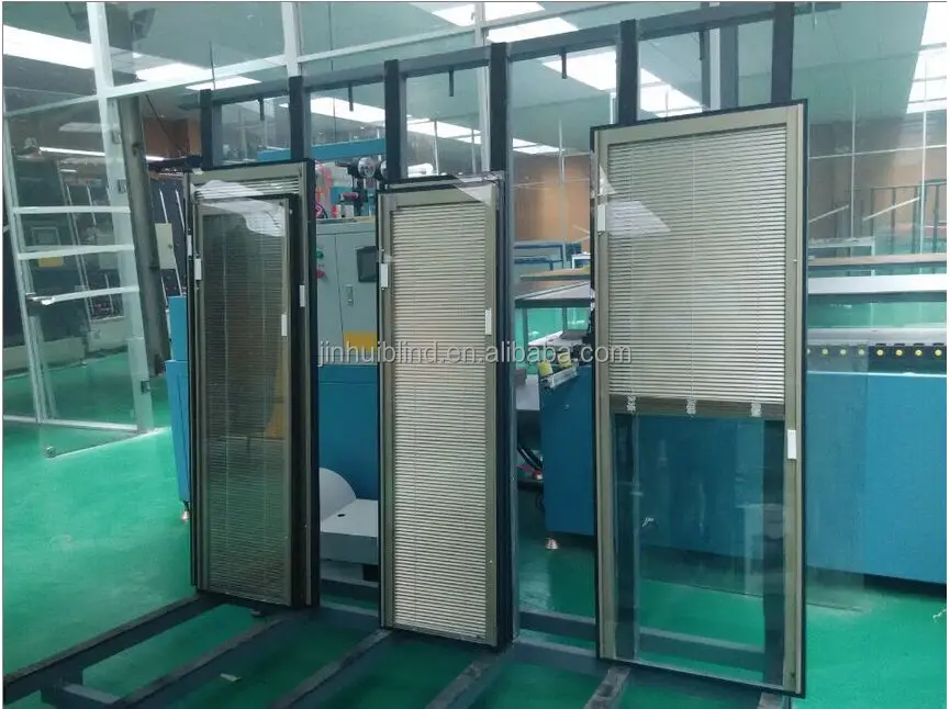 double glazing glass blind built inside louver window aluminum venetian blinds
