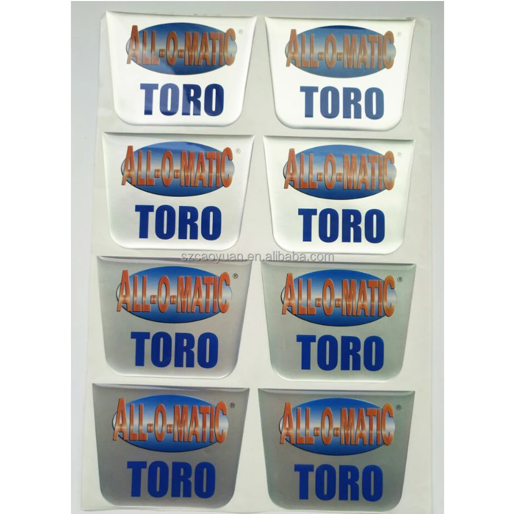 Custom Stickers Epoxy Dome Resin 3M  Labels