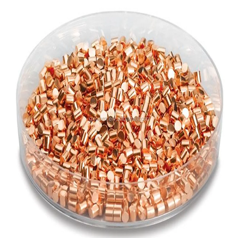 
Factory producing high purity copper granules with high quality and 99.99995% purity 