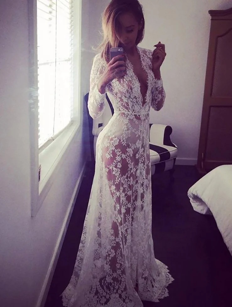 Maternity Lace Gown Dresses For Photography Sexy Pregnancy Maternity Photo Shoot Dresses