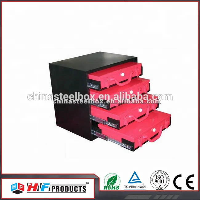 HF-TB118P4 Manufacturer Mini Metal Tool Chest,Metal case cabinet drawer dividers steel tool box kit