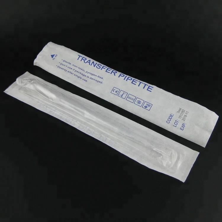 Disposable Plastic Pasteur Pipette 0.5ml, 1ml, 2ml, 3ml, 5ml