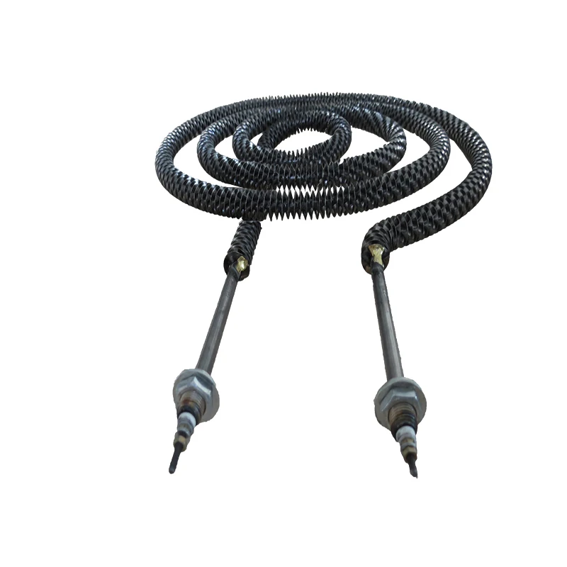 Fin Coil Heating Element Round Shape Finned Heater