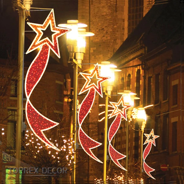 Toprex декор, оптовая продажа, светодиодное уличное освещение, рождественские уличные украшения