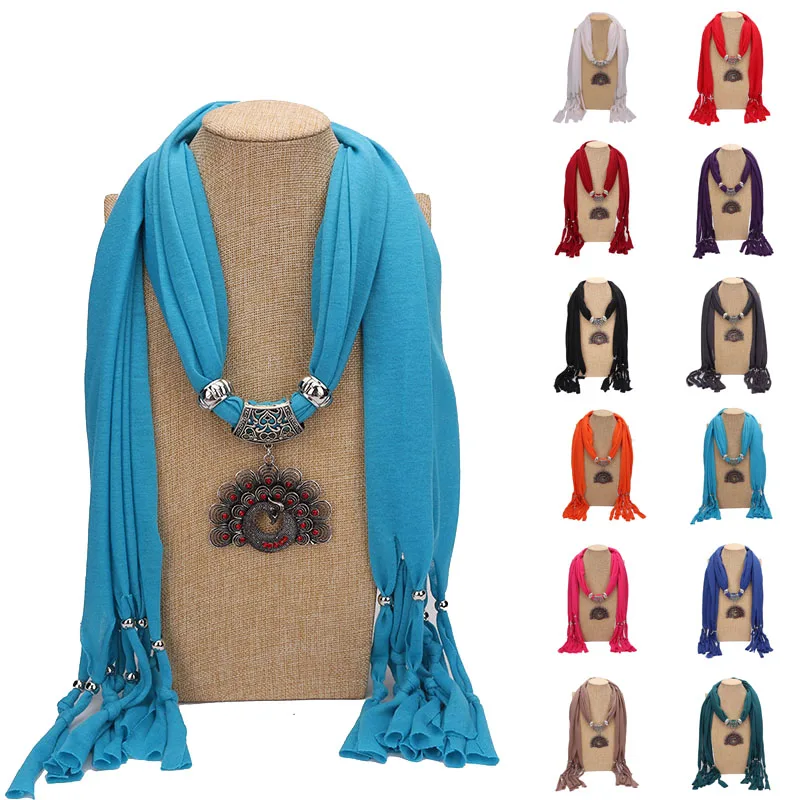 Мексиканская дешевые ювелирные изделия шарф с кисточкой вечерние шарфы с павлинами