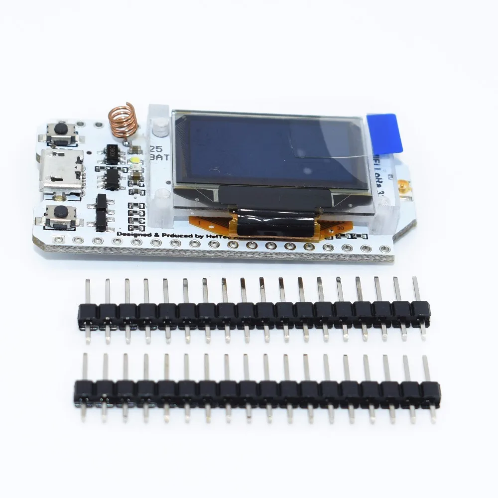 Синяя плата для разработки Интернета SX1278 LoRa ESP32, 0,96 дюйма, OLED-дисплей, Wi-Fi, комплект Lora 32, плата с антенной