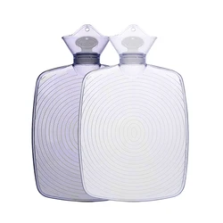 safety material 2l hot water bottle pvc  with cover anti-scald design