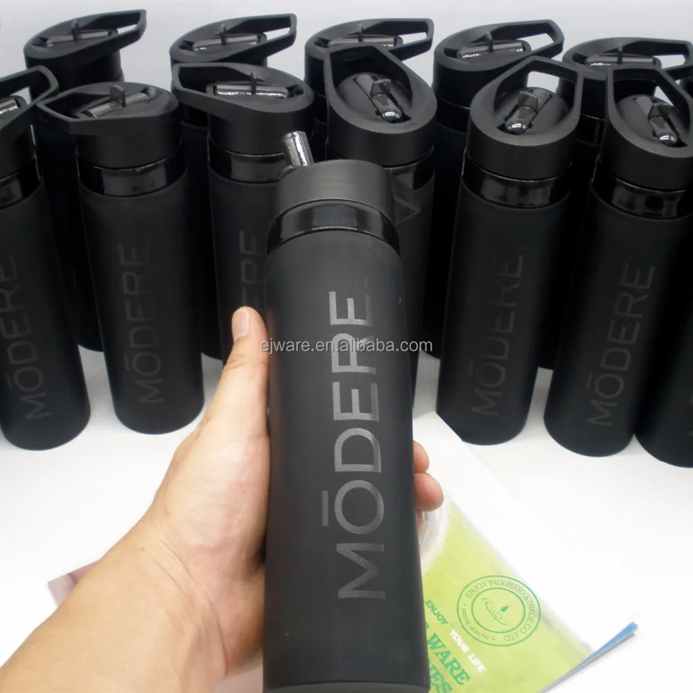 Силиконовая бутылка для воды без бисфенола А разборная с одной стенкой