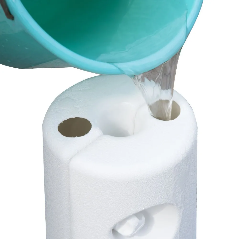 
Outdoors Gazebo Canopy Weights for Tent Poles Fill With Water Or Sand White (Set Of 4) 