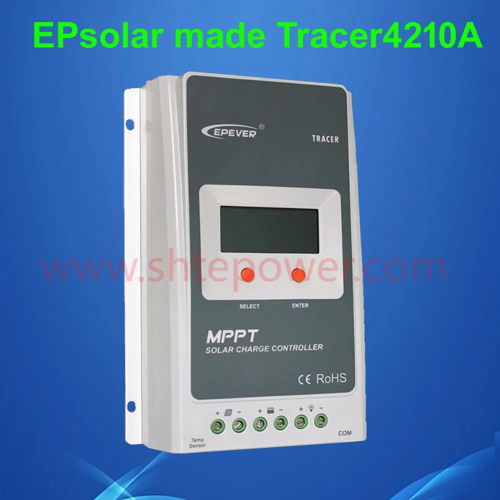 EPsolar 2016 New 12V 24V 40A mppt solar charge controller with LCD display